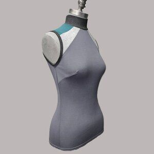 Marie Saint Pierre Techno Jersey Sleeveless Top